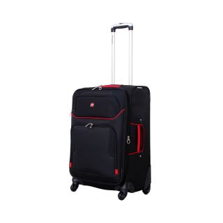 Swissgear 24 Spinner Upright Luggage   Black