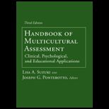 Handbook of Multicultural Assessment  Clinical, Psychological, and Educational Applications