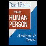 Human Person  Animal and Spirit