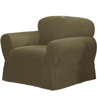 Canvas 1 pc. Chair Slipcover, Green