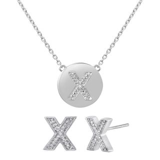 ONLINE ONLY   Diamond Addiction Diamond Accent Initial X Set, Womens