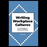 Writing Workplace Cultures