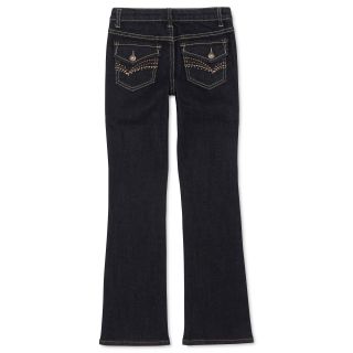 ARIZONA Embellished Bootcut Jeans   Girls 6 16 and Plus, Rinse Crinkle, Girls