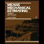 Mechanical Estimating Methods