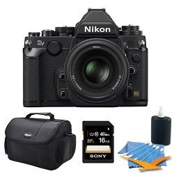 Nikon Df Full Frame Digital SLR Camera with 50mm f/1.8 Special Edition Lens Blac