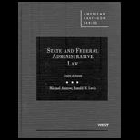 State and Federal Administrative Law