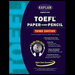 TOEFL Paper and Pencil   With 3 Audio CDs
