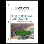 Cultural Landscape Introduction to Human Geography  Study Guide