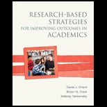 Research Based Strategies for Improving Outcomes in Academics