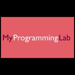 MyProgrammingLab   With Pearson Etext Access