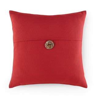 Indoor/Outdoor Button Decorative Pillow