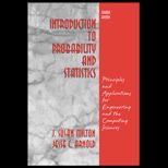 Introduction to Probability and Statistics Principles and Applications for Engineering and the Computing Sciences