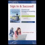 Financial and Managerial Accounting   Sign in and Succeed