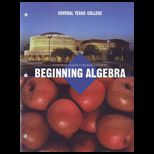 Beginning Algebra (Custom Package)
