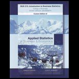 Applied Statistics in Business and Economics (Custom)