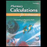 Pharmacy Calculations for Technicians   With CD