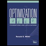 Optimization  Foundations and Applications