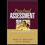 Preschool Assessment Principles and Practice