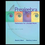 Prealgebra  Mathematics for a Variable World