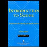 Introduction to Sound  Acoustics for the Hearing Impaired and Speech Sciences