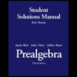 Prealgebra   Student Solutions Manual