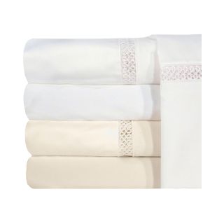 Veratex 1200tc Egyptian Cotton Sateen Embroidered Prince Sheet Set, Ivory