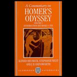 Commentary on Homers Odyssey, Volume I  Books I VIII  An Introduction