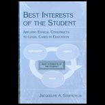 Best Interests of the Student