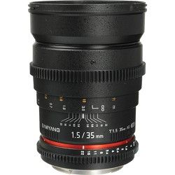 Samyang 35mm T1.5 Cine Wide Angle Lens for Sony E VDSLR