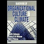 Handbook of Organizational Culture and 