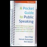 Pocket Guide to Public Speaking   With Speechclass