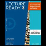 Lecture Ready 3 Strategies for Academic Listening and Speaking Student Book