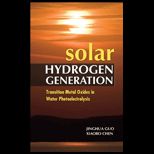Solar Hydrogen Generation