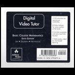 Basic College Mathematics / Digital Video Tutor 7 CDs (supplement)