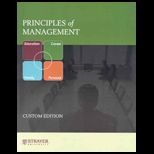 Principles of Management   With CD (Custom)