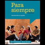 Para siempre Introduccion al espanol Student Activities Manual