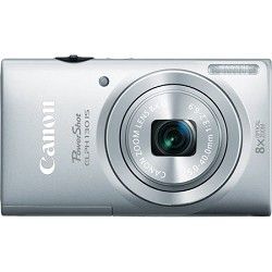 Canon PowerShot ELPH 130 IS Silver 16MP Digital Camera with WiFi and 8x Opt. Zoo