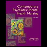 Contemporary Psychiatric Mental Health Nursing Text Only