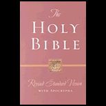 Holy Bible  With Apocrypha, RSV