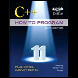 C++  How to Program  With Access