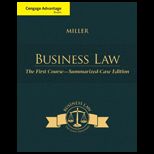 Business Law First Course Summar. Cs Edition