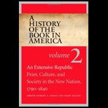 A History of the Book in America Volume 2