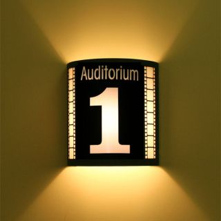 Auditorium 1 Theater Sconce (with filmstrip)