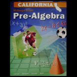 Pre Algebra California Edition