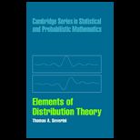 Elements of Distribution Theory