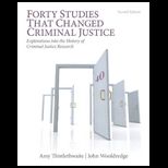 Forty Studies That Changed Crim. Justice