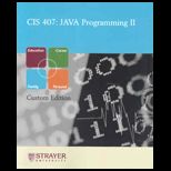 Cis407  Java Programming II (Custom)