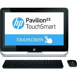 Hewlett Packard Pavilion TouchSmart 23 HD 23 h050 All In One PC   AMD Quad Core