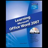 Learning Microsoft Office Word 2007