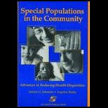 Special Population in the Community
